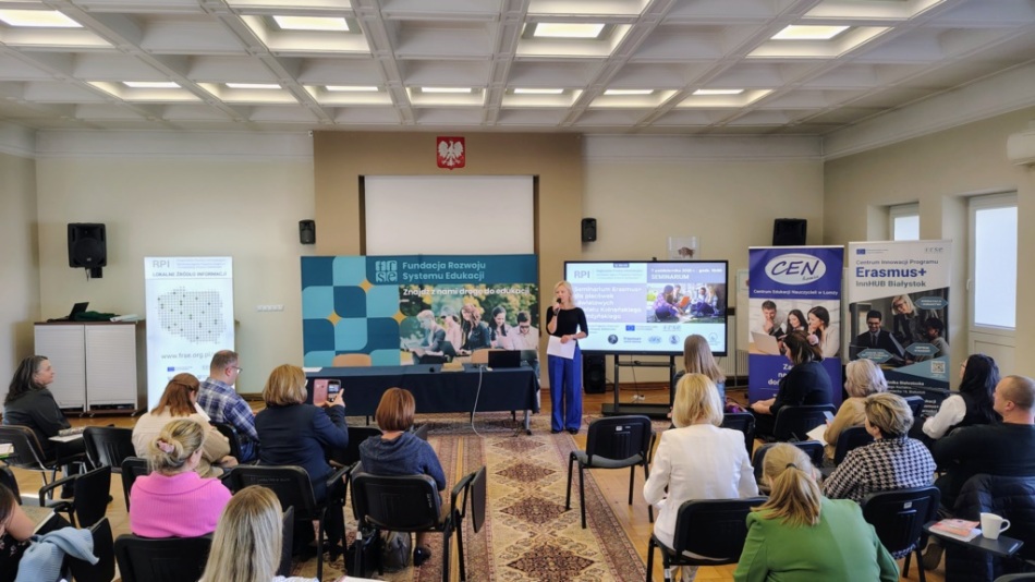 Seminarium informacyjne Erasmus+ w Centrum Edukacji Nauczycieli w Łomży